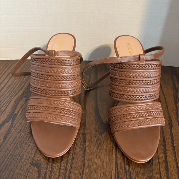 BCBGENERATION Karli Dress Sandals Women's Shoes In Caramel SZ: 9 - Picture 5 of 16